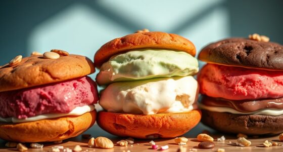 variety of cookie sandwiches