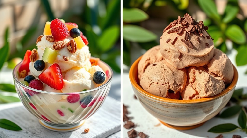 vegan choices versus dairy options