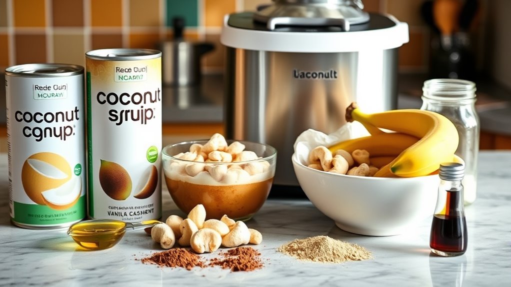 vegan ice cream essentials