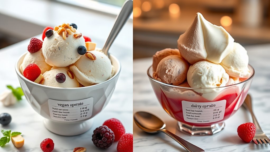 vegan versus dairy nutrition comparison