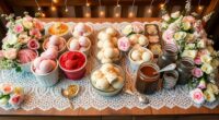 wedding ice cream buffet