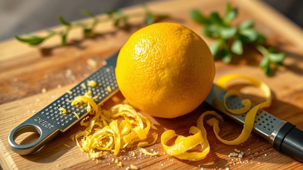 zest fresh yuzu fruit