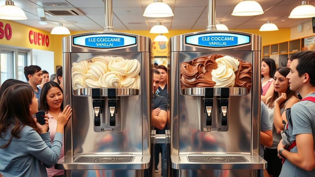 add second ice cream machine