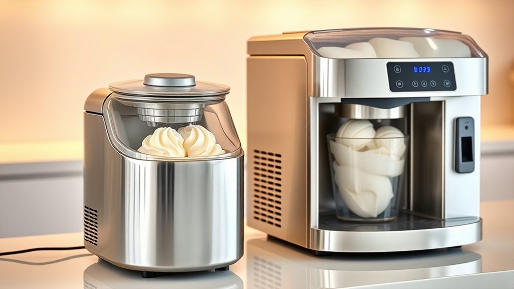 compact easy to use ice cream makers