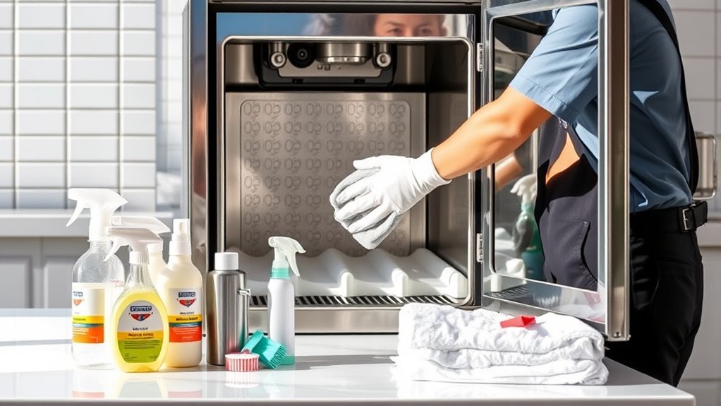 consistent cleaning and maintenance