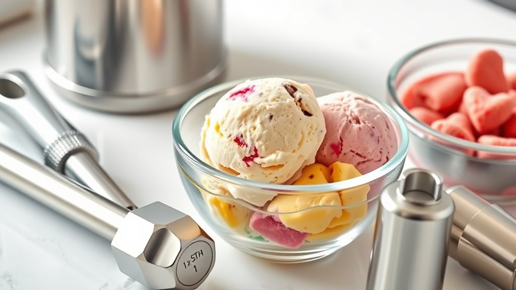 consistent mess free ice cream