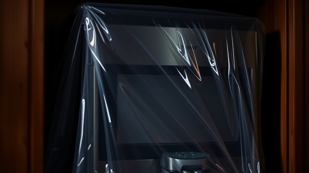 cover to prevent dust buildup