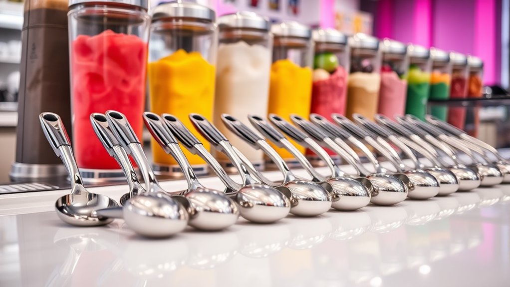 efficient ice cream dispensing