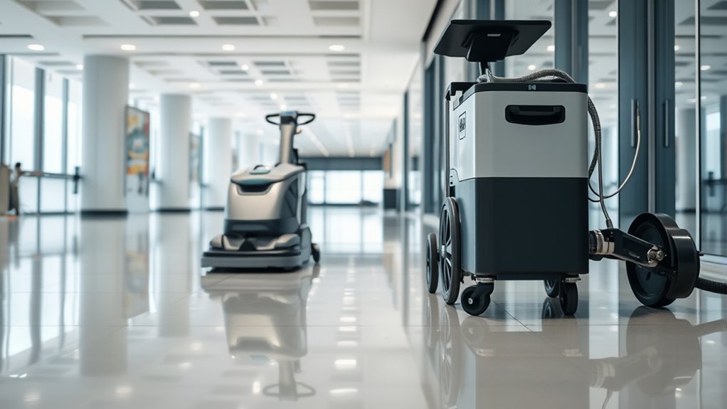 efficient large scale cleaning