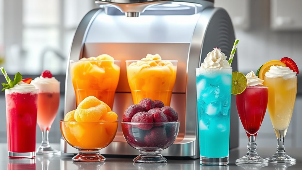 frozen treats with machine