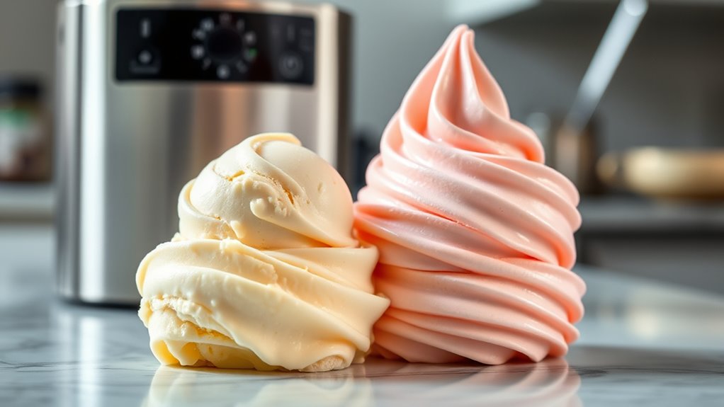 home ice cream versus gelato