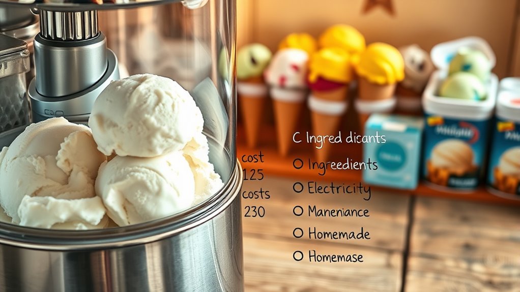 homemade ice cream savings
