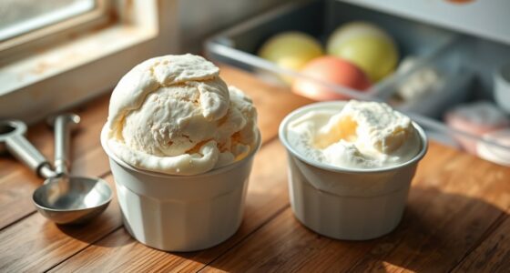 homemade ice cream spoilage