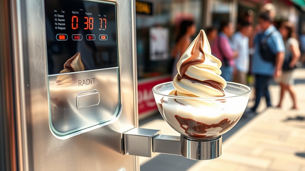 ice cream machine speed