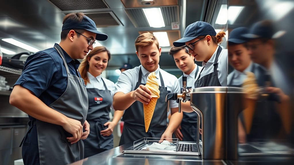 ice cream machine training