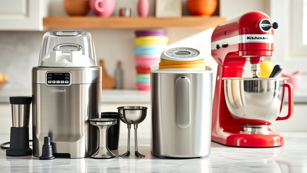 ice cream maker features