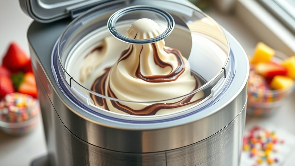 ice cream maker features
