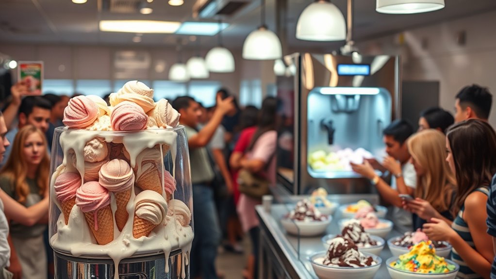 increase ice cream capacity