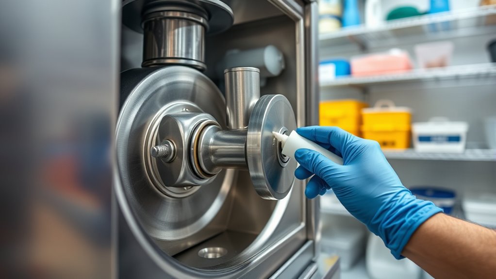 lubricate moving parts regularly