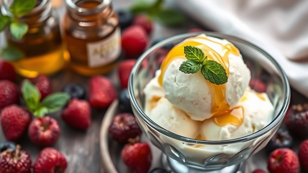 natural sweeteners for ice cream