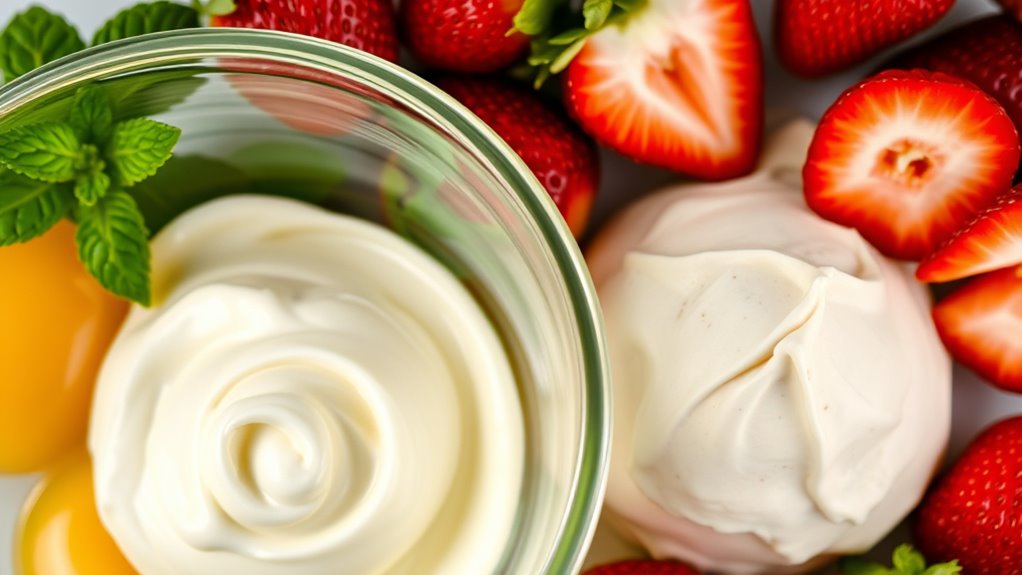 optimal ice cream base selection