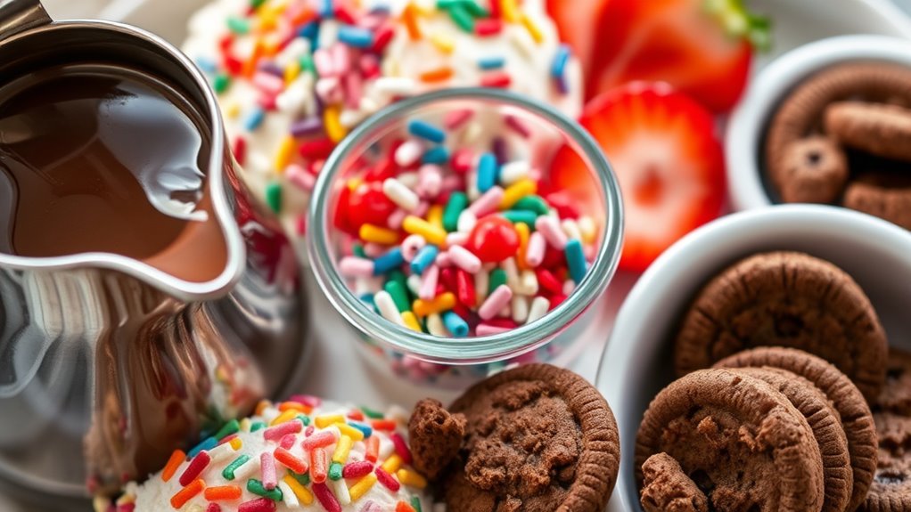 organize toppings in advance