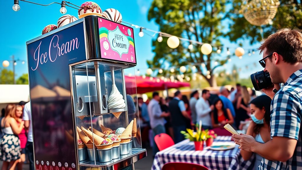 rent ice cream machine events