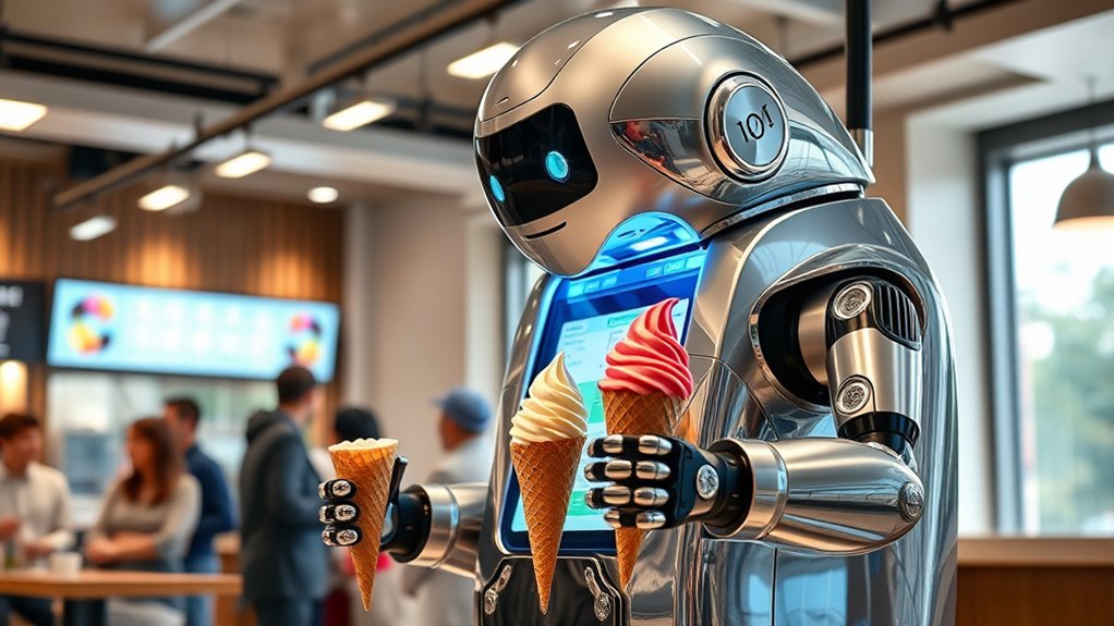 robotic ice cream dispensers