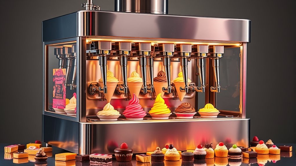 single machine multiple desserts