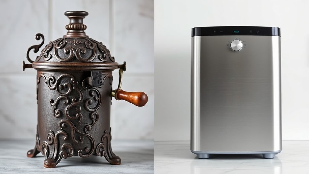 stylish minimalist ice cream makers