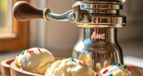 top hand crank ice cream makers