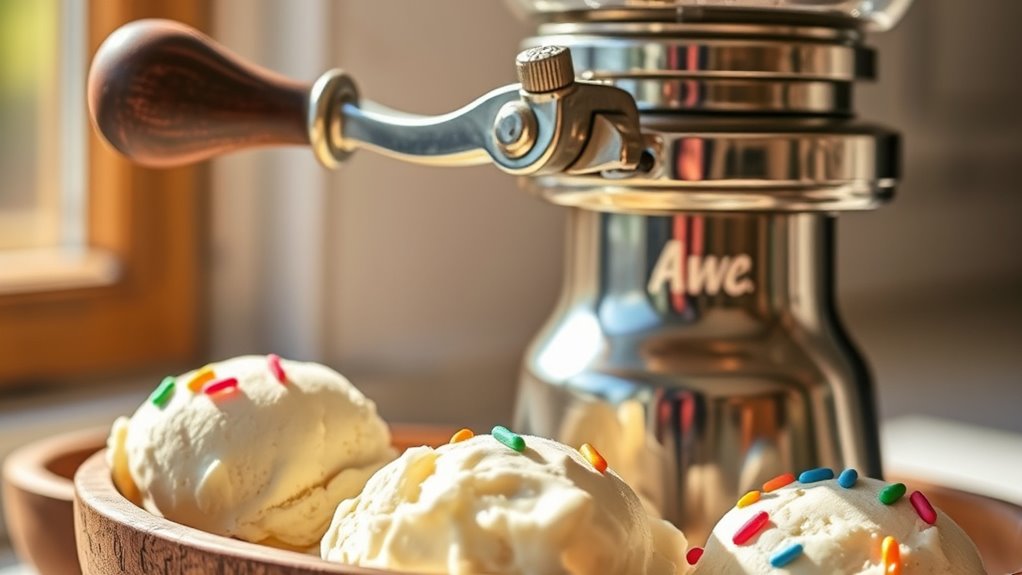 top hand crank ice cream makers