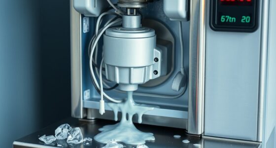 troubleshoot ice cream machine