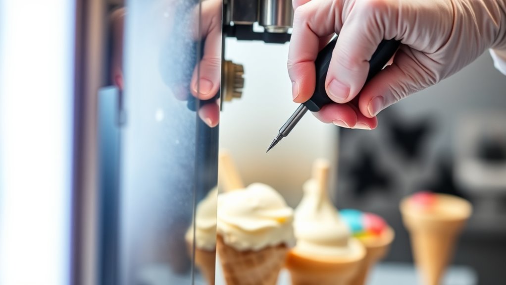 troubleshooting ice cream machines