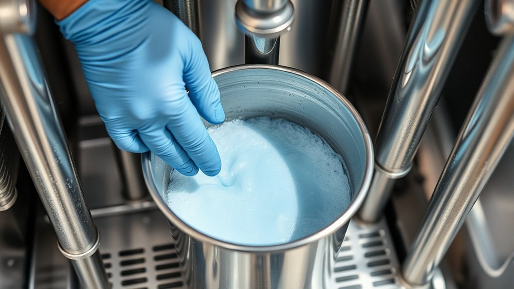 use proper cleaning solutions