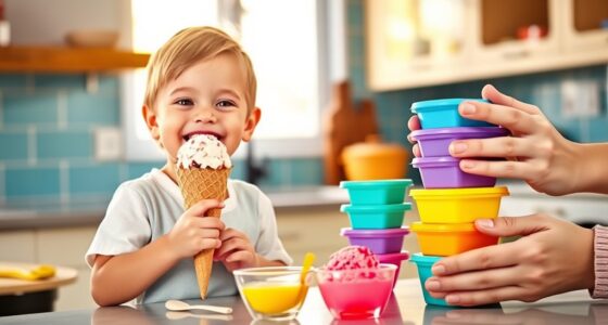 child friendly spill proof frozen treats