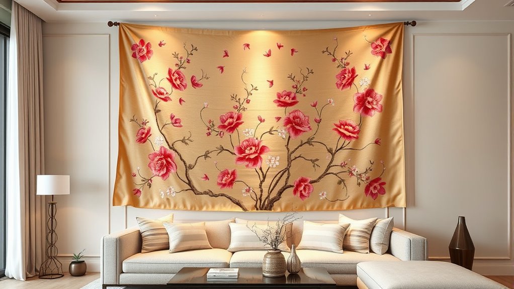 choosing quality silk tapestry