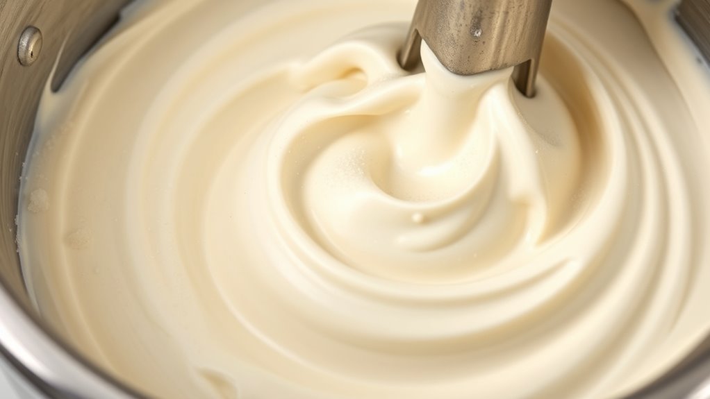 churning speed affects texture