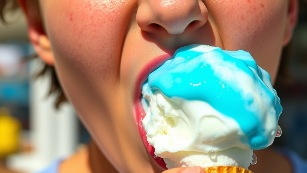 cold induced pain reflex