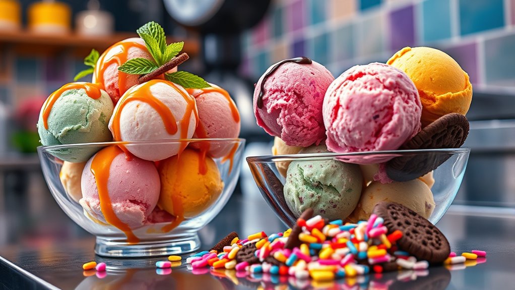 creative ice cream flavoring