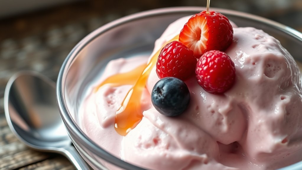 customizable high protein frozen dessert