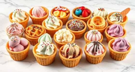 delicious edible ice bowls