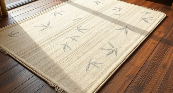 eco friendly bamboo silk rugs