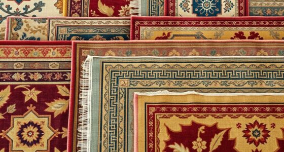 elegant distressed silk rugs
