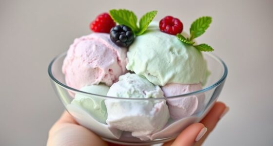 healthy ice cream indulgence
