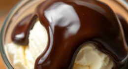 homemade instant ice cream topping