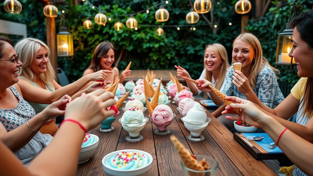 host fun frozen ice cream