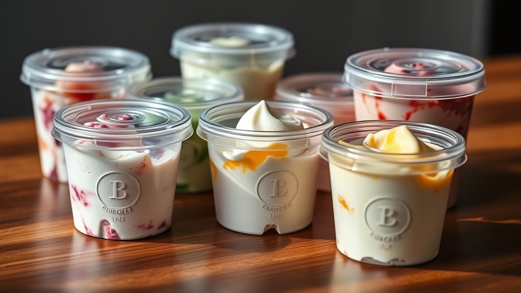 ice cream container selection factors