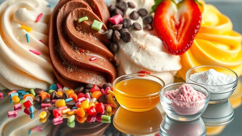 ice cream ingredient components