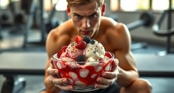 ice cream post workout dilemma